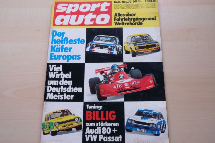 Deckblatt Sport Auto (11/1973)